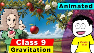 Gravitation in One Shot  Class 9 science chapter 9  Class 9 Gravitation [upl. by Dnalwor]