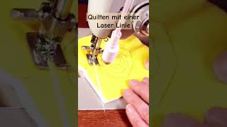 Quilten mit Laser und Standard Füßen [upl. by Edmond]