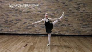 How ballet BATTEMENT FOUETTE EN DEDANS JacklynDougherty [upl. by Etnahsa]