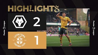 Hwang back on target  Wolves 21 Luton  Highlights [upl. by Ahcmis680]