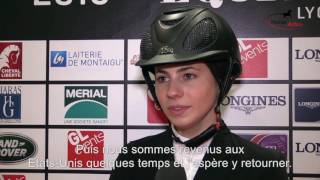 Interview  Clementine Goutal USA American show jumping rider [upl. by Liba90]