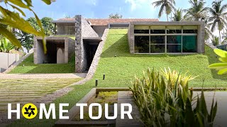 A House in Rural Kerala Catches Attention With its Bold Facade Home Tour [upl. by Netsirhc]