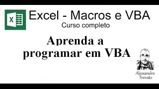 01  Macros Excel VBA  Aprenda a programar [upl. by Maybelle]