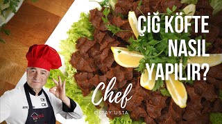 Evde ÇİĞ KÖFTE nasıl yapılır  Oktay Usta [upl. by Reedy]