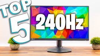 Top 5 Best 240Hz Gaming Monitors In Every Price Range [upl. by Lledyl]