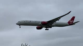 Virgin Atlantic A350k at LHR [upl. by Benia]