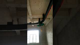 Ceiling Mounted Monorail Crane with Monorail Hoist Travelling on Straight amp Curved Monorails [upl. by Annohsak]