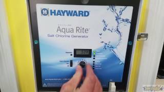 Hayward Aqua Rite  Chlorine Generator Salt Cell Information [upl. by Ariaic]