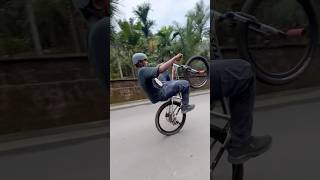 cycle mtb cycle stunt 🤯😱wheelie in manual🤩omg😳😨 [upl. by Haneeja]