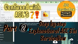 How to Create and Debug ACLS in ServiceNow  PART 2  Step by step Explanation ACLS in serviceNow [upl. by Alica]