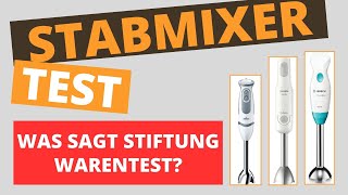 Beste Stabmixer  Pürierstab Stiftung Warentest Bewertungen [upl. by Scholem]