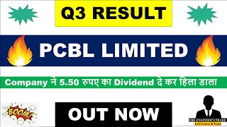 PCBL Q3 Results 2024  PCBL Results Today  PCBL Share Latest News  PCBL share news today [upl. by Adnwahsor]