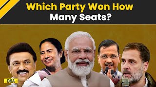 Which Party Won How Many Seats In The Final Tally  Lok Sabha Elections 2024 Result  NDA  INDIA [upl. by Rodolfo]