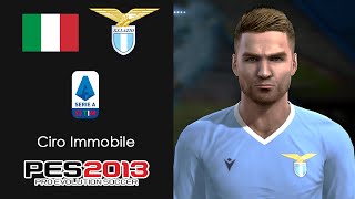 CIRO IMMOBILE Italia amp SS Lazio PES 2013 face [upl. by Nwahsram6]