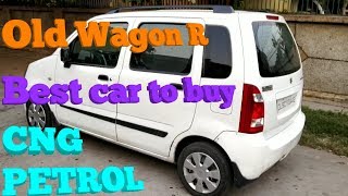 Old Wagon R FULL REVIEW Best used Car to Buy CNG support [upl. by Laddy]