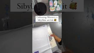 Unboxing the Sibylline x Mossery co art kit 🥰 artkit unboxing [upl. by Aihsilef]