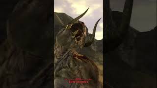 How to make blind Deathclaw blinder using a Big Iron fallout newvegas [upl. by Anor377]