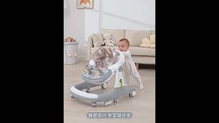 Baby Walker With 6 Swivel Wheels And Seat Colorful New Model [upl. by Shannen]