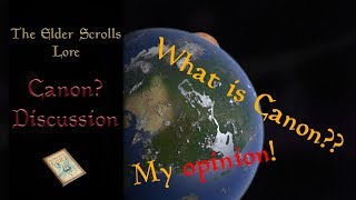 What is Canon  The Elder Scrolls Lore My Opinion [upl. by Clova]