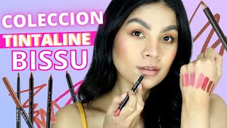 ✨Colección de TINTALINE BISSU para LABIOS SWATCHES  SOY LOTA [upl. by Range]