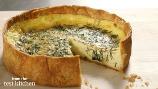 Fresh Herb Quiche  From the Test Kitchen [upl. by Golda]