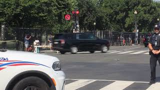 POTUS Motorcade to Mellon Auditorium [upl. by Iviv]