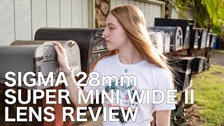 LENS REVIEW VINTAGE 28MM SIGMA [upl. by Moneta]