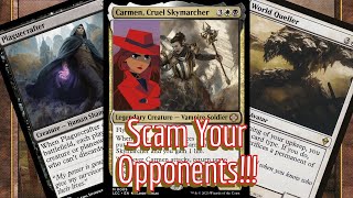 Carmen is NOT okay Oppressive Carmen Scam Diego Magic the Gathering Deck Tech [upl. by Wolsky]