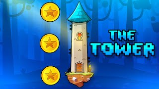 The Tower ALL LEVELS All Coins  Geometry Dash 22 [upl. by Ahtiekahs981]