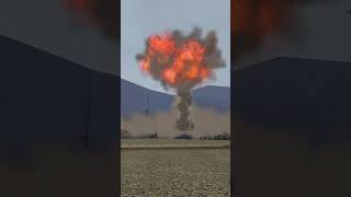 Garrys Mod  Fat Man single detonation gmod gaming explosion short nuke gameplay [upl. by Eiger]