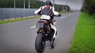 Ducati Hypermotard  Full Termignoni sound test  no DB eater [upl. by Harad]