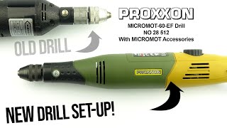 TOP TOOLS  PROXXON MICROMOT 60EF MINIDRILL amp ACCESSORIES 28512 [upl. by Marcelline]