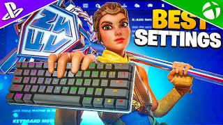 NEW BEST Season 4 Console Keyboard Settings  Sensitivity PS5PCXBOX [upl. by Ellennahc82]