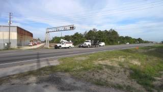 US 421 Wilmington NC Railroad crossing activation 1 [upl. by Kev]