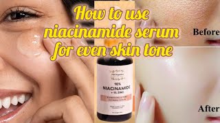 FW Organics Niacinamide Serum Review  Brighten Even Skin Tone amp Reduce Pores Naturally [upl. by Nais]