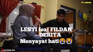 Menyayat hati LESTI feat FILDAN nyanyikan DERITA live akustik360 [upl. by Pincus]