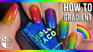 8 Tips for Perfectly Blended Rainbow Gradient Nails [upl. by Adnam]