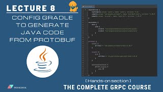 gRPC 8 Config Gradle to generate Java code from protobuf [upl. by Aelaza]