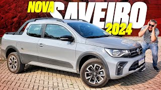 Nova VW Saveiro 2024  TURBO AUTOMÁTICA PREÇOS E VERSÕES CABINE DUPLA SAIBA TUDO SOBRE A PICAPE [upl. by Alym]