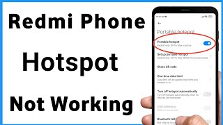 Hotspot Not Working In Redmi  Hotspot Not Working In Redmi Note 9 Pro Max [upl. by Troy687]