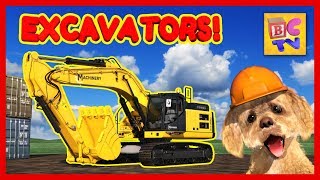 How Do Excavators Work  Learn About Excavators and Hydraulics for Kids [upl. by Atsev]