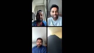 Rishabh Pant Rohit Sharma Surya Kumar Yadav MS Dhoni Instagram Live [upl. by Ferino]