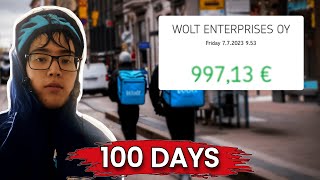 I Worked Wolt for 100 Days and Made € [upl. by Palestine]