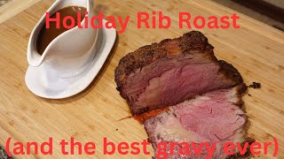 Holiday Rib Roast on the Traeger Pellet Cooker [upl. by Chace]