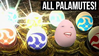 12 PALAMUTE EGGS Every Elemental Palamute In Monster Hunter Stories 2 [upl. by Airdnaid363]