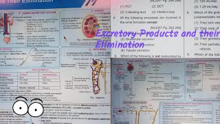 Excretory Products and their EliminationShort Notes for Quick RevisionNCERT Questions [upl. by Gunilla]