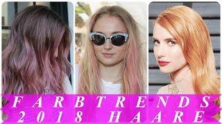 Coole haarfarben trends 2018 damen [upl. by Freudberg]