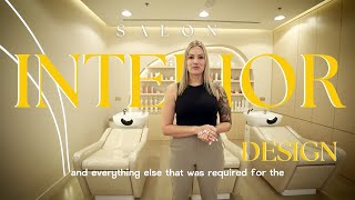 Beige Beauty Salon Dubai  Client Testimonial  Salon Interior Design Dubai  Falcon Interiors [upl. by Kasper]