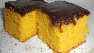 Bolo de cenoura fofinho com cobertura de chocolate durinha [upl. by Rehpatsirhc]