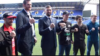 UNSEEN PITCHSIDE EVERTON WITH TONY BELLEW DAVID PRICE EDDIE HEARN SMITH MASHER DODD amp DODSON [upl. by Zeus481]